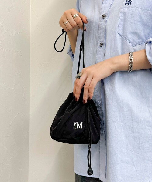 PARROTT CANVAS(パロットキャンバス)の「【PARROTT CANVAS/パロットキャンバス】 PCMドローミニバッグ(ショルダーバッグ・レディース・ベージュ/ブラック/ブルー・FREE)」の10枚目の写真