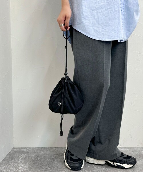 PARROTT CANVAS(パロットキャンバス)の「【PARROTT CANVAS/パロットキャンバス】 PCMドローミニバッグ(ショルダーバッグ・レディース・ベージュ/ブラック/ブルー・FREE)」の12枚目の写真