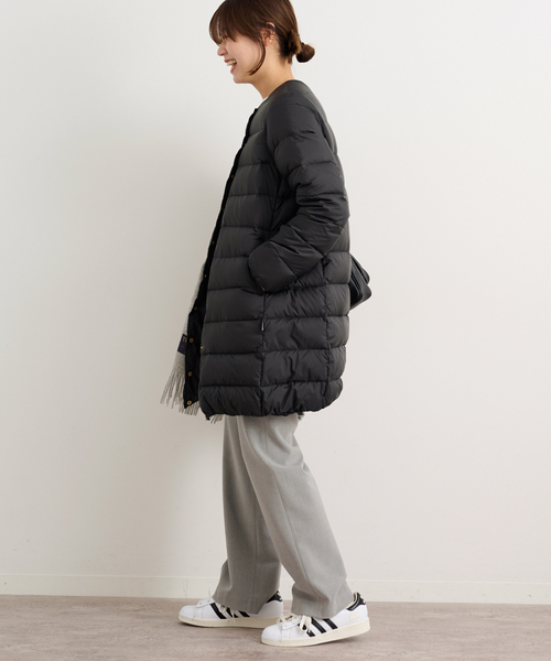 JOURNAL STANDARD relume（ジャーナルスタンダード　レリューム）の「《追加》【TRADITIONAL WEATHERWEAR】 ARKLEY LONG DOWN PA：ダウンコート（ダウンジャケット/コート・レディース・ブラック/ベージュ・34/36）」の11枚目の写真