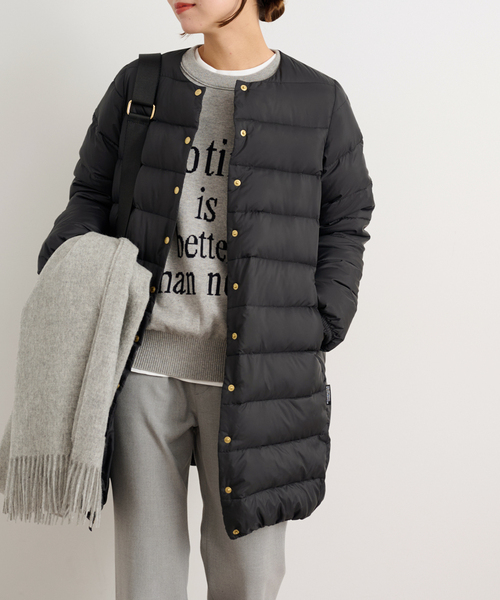 JOURNAL STANDARD relume（ジャーナルスタンダード　レリューム）の「《追加》【TRADITIONAL WEATHERWEAR】 ARKLEY LONG DOWN PA：ダウンコート（ダウンジャケット/コート・レディース・ブラック/ベージュ・34/36）」の12枚目の写真