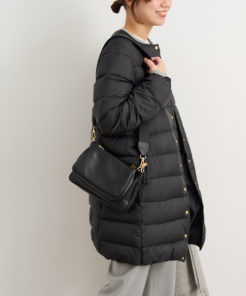 JOURNAL STANDARD relume（ジャーナルスタンダード　レリューム）の「《追加》【TRADITIONAL WEATHERWEAR】 ARKLEY LONG DOWN PA：ダウンコート（ダウンジャケット/コート・レディース・ブラック/ベージュ・34/36）」の14枚目の写真