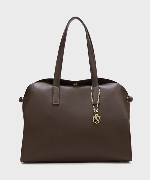 relac(レーラック)の「2WAY 3層式 サイドベルト トートバッグ A4サイズ収納可(トートバッグ・レディース・ブラウン/ピンク/ベージュ/ブラック・FREE)」の6枚目の写真