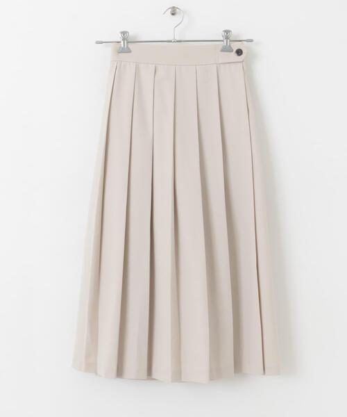SENSE OF PLACE by URBAN RESEARCH（センスオブプレイスバイアーバンリサーチ）の「プリーツスカパン（その他パンツ・レディース・チャコールグレー/ブラウン系その他/ライトベージュ・ONE）」の9枚目の写真
