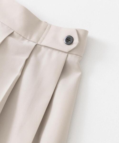 SENSE OF PLACE by URBAN RESEARCH（センスオブプレイスバイアーバンリサーチ）の「プリーツスカパン（その他パンツ・レディース・チャコールグレー/ブラウン系その他/ライトベージュ・ONE）」の10枚目の写真