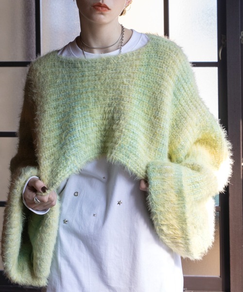 ニット/セーター 4WAY MUFFLER LAYERED KNIT 即完売の4WAY MUFFLER LAYERED KNIT が緊急再販売決定♡ | 黒石奈央子