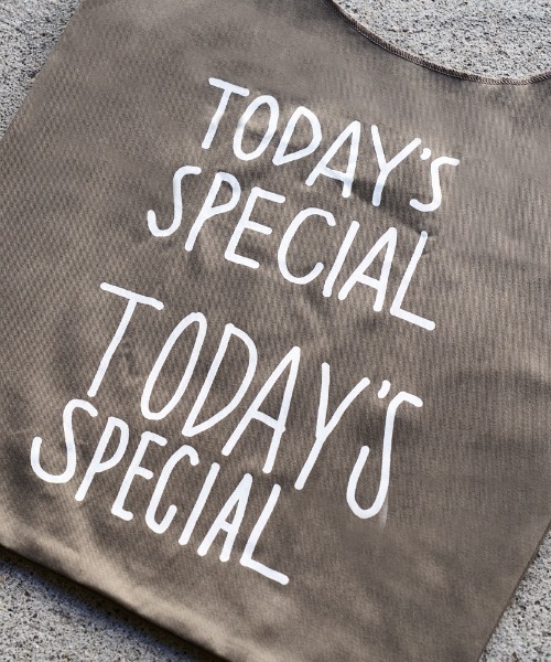 TODAY'S SPECIAL(トゥデイズスペシャル)の「【数量限定】【TODAY'S SPECIAL】ウォームコットンマルシェバッグ M/361328(エコバッグ/サブバッグ・レディース・ダークカーキ・MEDIUM)」の4枚目の写真