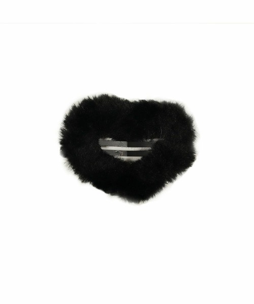 F i.n.t（フィント）の「ハートファーヘアピン/fint（ヘアピン・レディース・ブラック/アイボリー・FREE）」の6枚目の写真