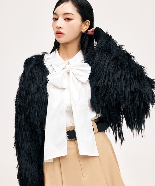 セール】ファーニットカーデ（カーディガン/ボレロ）｜EIMY ISTOIRE  