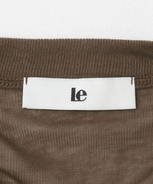URBAN RESEARCH ROSSO WOMEN(アーバンリサーチ ロッソ)の「le WOOL LAYERD TURTLE-NECK TOP(Tシャツ/カットソー・レディース・ブラウン/アイボリー/ブラック・FREE)」の13枚目の写真