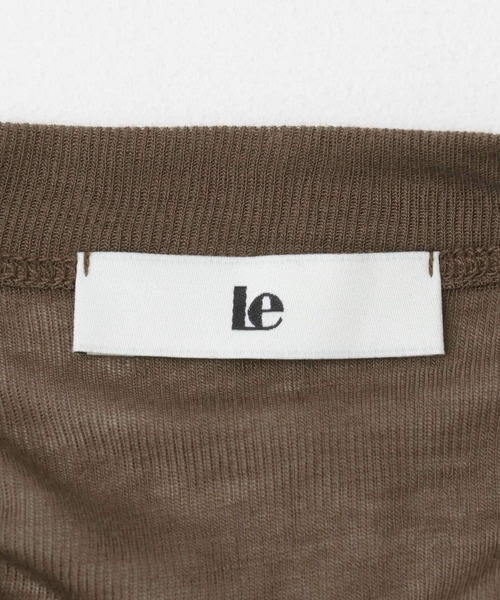 URBAN RESEARCH ROSSO WOMEN(アーバンリサーチ ロッソ)の「le WOOL LAYERD TURTLE-NECK TOP(Tシャツ/カットソー・レディース・ブラウン/アイボリー/ブラック・FREE)」の9枚目の写真