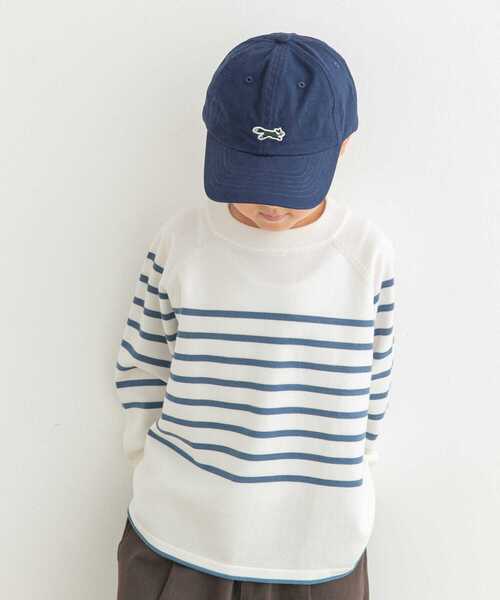 URBAN RESEARCH DOORS（アーバンリサーチドアーズ）の「『洗濯可』ウーステッドヤーン配色ニット(KIDS)（ニット/セーター・キッズ・レッド/ブルー系その他・105/120/135）」の6枚目の写真