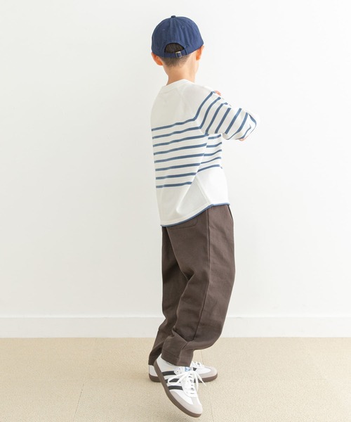 URBAN RESEARCH DOORS（アーバンリサーチドアーズ）の「『洗濯可』ウーステッドヤーン配色ニット(KIDS)（ニット/セーター・キッズ・レッド/ブルー系その他・105/120/135）」の8枚目の写真