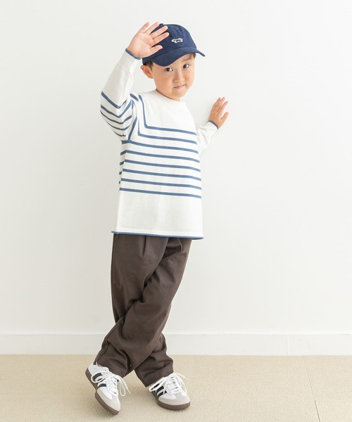 URBAN RESEARCH DOORS（アーバンリサーチドアーズ）の「『洗濯可』ウーステッドヤーン配色ニット(KIDS)（ニット/セーター・キッズ・レッド/ブルー系その他・105/120/135）」の11枚目の写真