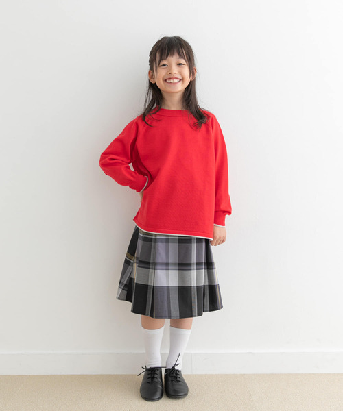 URBAN RESEARCH DOORS（アーバンリサーチドアーズ）の「『洗濯可』ウーステッドヤーン配色ニット(KIDS)（ニット/セーター・キッズ・レッド/ブルー系その他・105/120/135）」の18枚目の写真