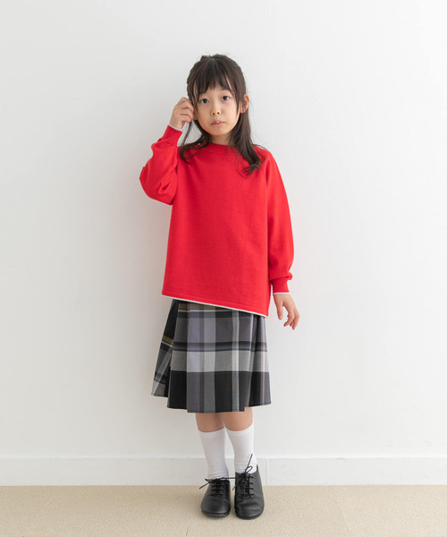 URBAN RESEARCH DOORS（アーバンリサーチドアーズ）の「『洗濯可』ウーステッドヤーン配色ニット(KIDS)（ニット/セーター・キッズ・レッド/ブルー系その他・105/120/135）」の19枚目の写真
