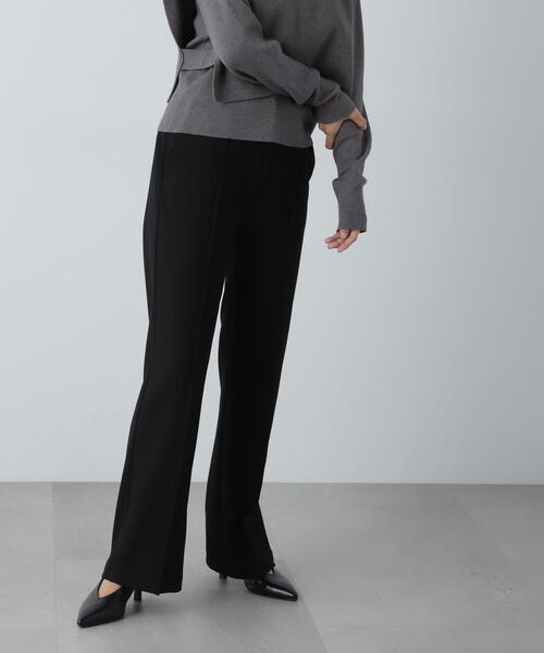 N.（N. Natural Beauty Basic）（エヌエヌナチュラルビューティーベーシック）の「◆起毛セミフレアパンツ（その他パンツ・レディース・ブラック/ブラウン・SMALL/MEDIUM）」の15枚目の写真