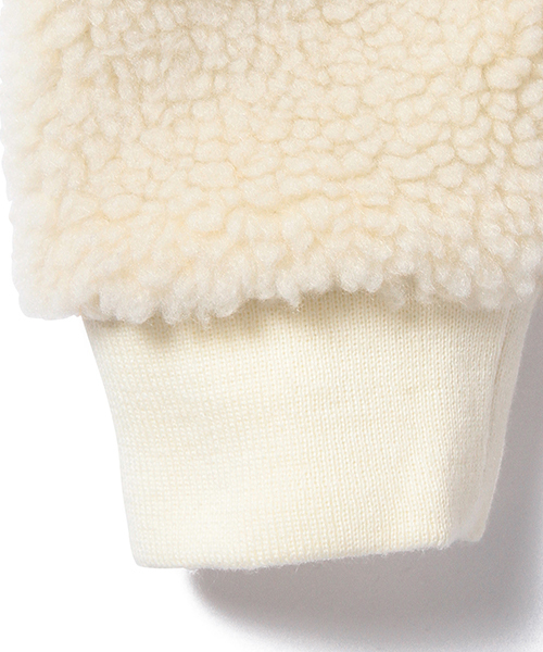 Pilgrim Surf Supply（ピルグリムサーフサプライ）の「Pilgrim Surf+Supply / LINDA Fleece Zip Jacket（ブルゾン・レディース・ナチュラル/ネイビー・0/1）」の12枚目の写真