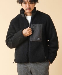 【TAION/タイオン】リバーシブル ボア×ダウンブルゾン 24AW