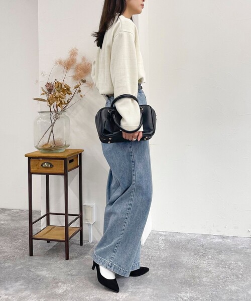 【セール】ラメモールクルーネックプルオーバー（Tシャツ/カットソー）｜fredy emue（フレディエミュ）