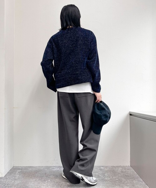 【セール】ラメモールクルーネックプルオーバー（Tシャツ/カットソー）｜fredy emue（フレディエミュ）