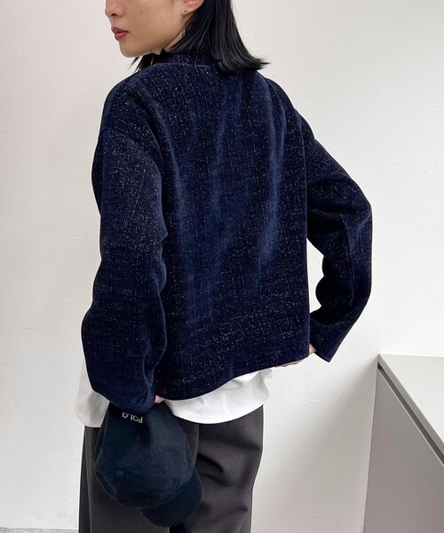 【セール】ラメモールクルーネックプルオーバー（Tシャツ/カットソー）｜fredy emue（フレディエミュ）