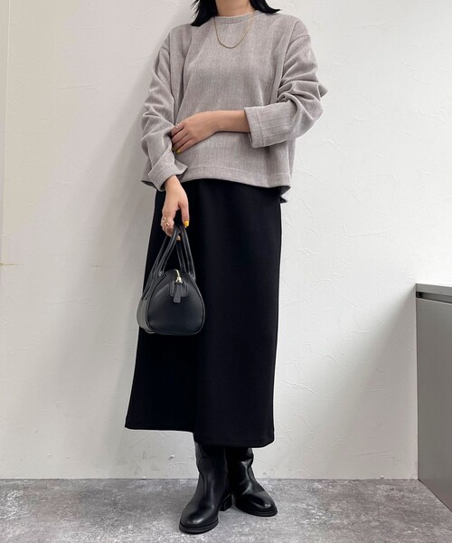 【セール】ラメモールクルーネックプルオーバー（Tシャツ/カットソー）｜fredy emue（フレディエミュ）