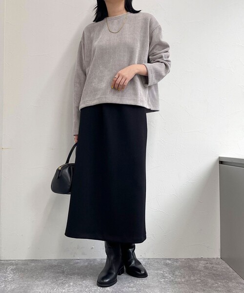 【セール】ラメモールクルーネックプルオーバー（Tシャツ/カットソー）｜fredy emue（フレディエミュ）