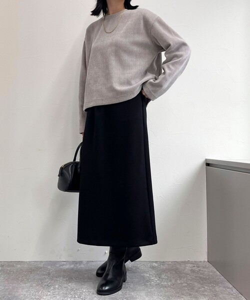 【セール】ラメモールクルーネックプルオーバー（Tシャツ/カットソー）｜fredy emue（フレディエミュ）