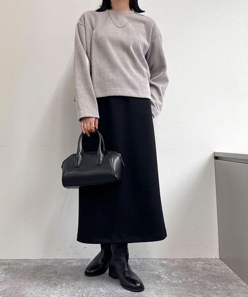 【セール】ラメモールクルーネックプルオーバー（Tシャツ/カットソー）｜fredy emue（フレディエミュ）