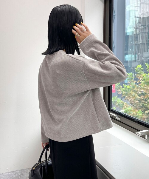 【セール】ラメモールクルーネックプルオーバー（Tシャツ/カットソー）｜fredy emue（フレディエミュ）