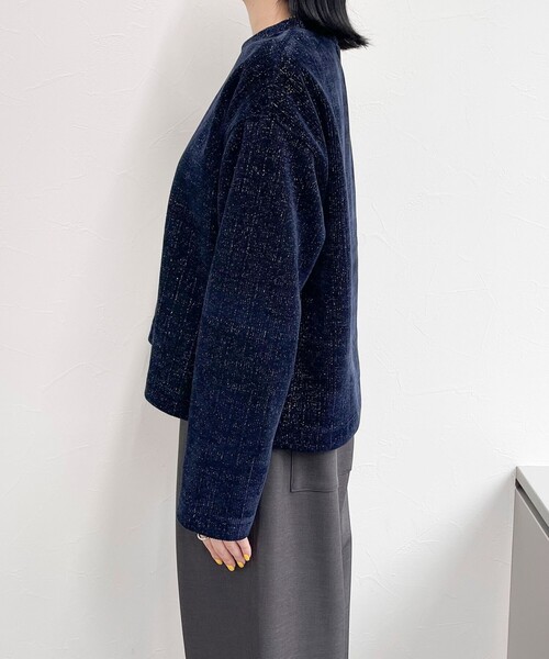 【セール】ラメモールクルーネックプルオーバー（Tシャツ/カットソー）｜fredy emue（フレディエミュ）