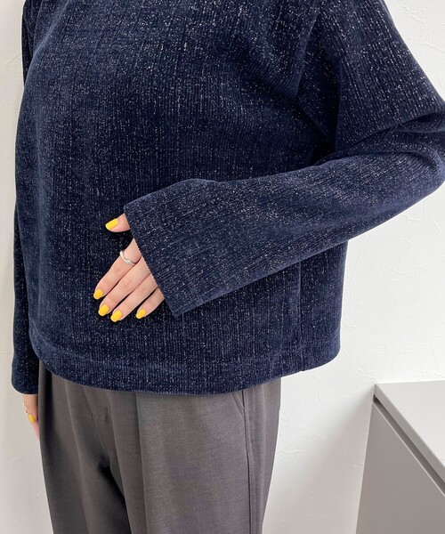 【セール】ラメモールクルーネックプルオーバー（Tシャツ/カットソー）｜fredy emue（フレディエミュ）