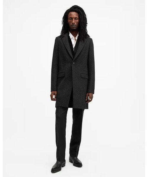 ALLSAINTS(オールセインツ)の「WIXX COAT | WIXX コート(チェスターコート・メンズ・ブラック系その他・34/36/38/40)」の4枚目の写真
