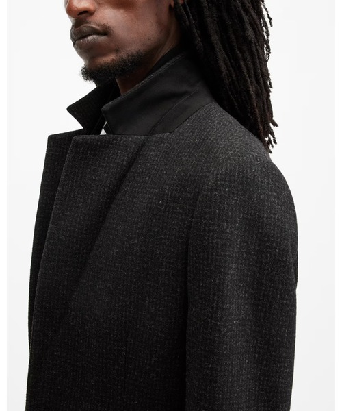 ALLSAINTS(オールセインツ)の「WIXX COAT | WIXX コート(チェスターコート・メンズ・ブラック系その他・34/36/38/40)」の5枚目の写真