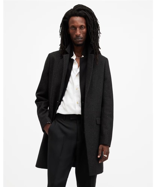 ALLSAINTS(オールセインツ)の「WIXX COAT | WIXX コート(チェスターコート・メンズ・ブラック系その他・34/36/38/40)」の6枚目の写真