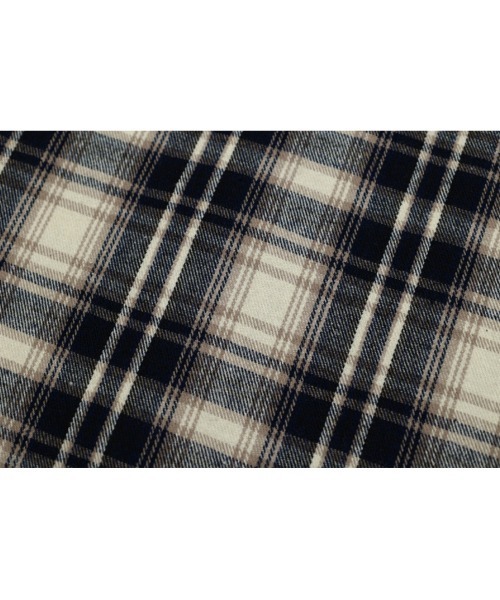 オーバーサイズユーズド加工ワンポイント刺繍ロゴチェック柄シャツ（シャツ/ブラウス）｜Ressaca（レサーカ）