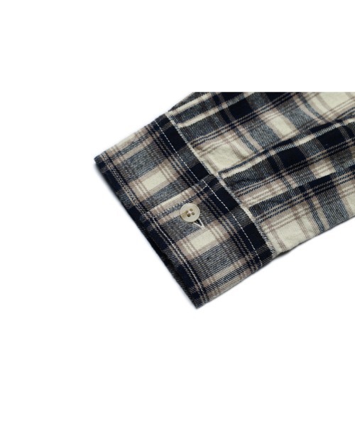 オーバーサイズユーズド加工ワンポイント刺繍ロゴチェック柄シャツ（シャツ/ブラウス）｜Ressaca（レサーカ）