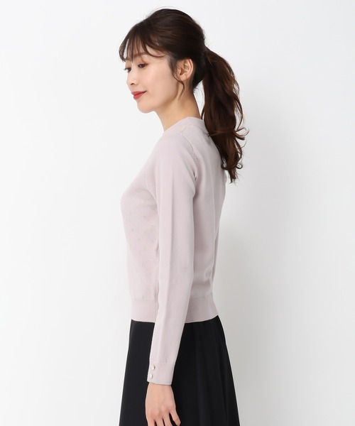MISCH MASCH(ミッシュマッシュ)の「ラメジャガードハイネックニット/MM448315(ニット/セーター・レディース・ブラック/ピンク/ブルー/ホワイト・フリ-)」の18枚目の写真
