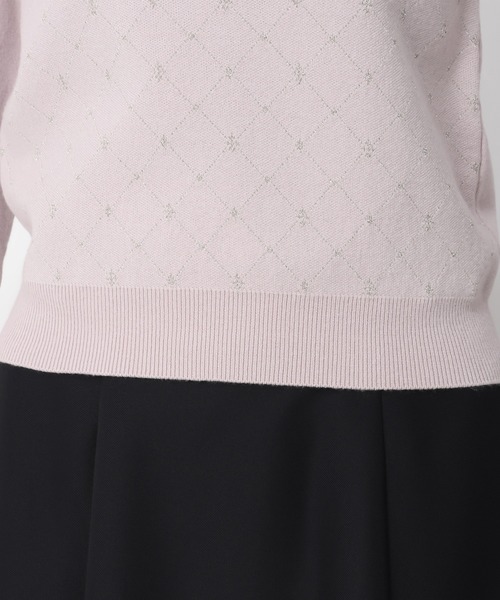 MISCH MASCH(ミッシュマッシュ)の「ラメジャガードハイネックニット/MM448315(ニット/セーター・レディース・ブラック/ピンク/ブルー/ホワイト・フリ-)」の22枚目の写真