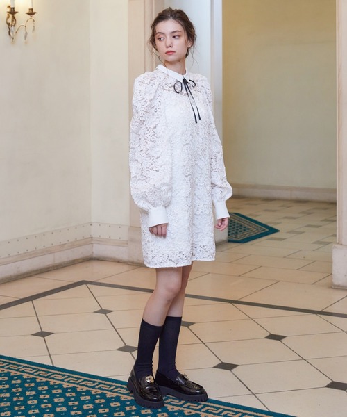 REDYAZEL（レディアゼル）の「レースミニワンピース（ワンピース