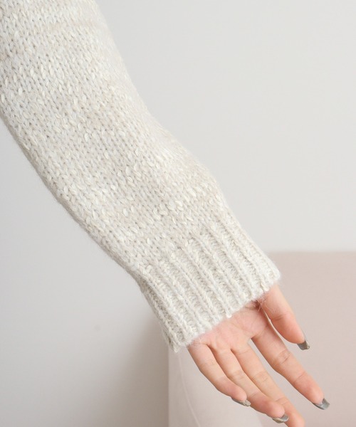 【セール】je crois soi チェリースパンコールニット（ニット/セーター）｜FUNALIVE（ファンアライブ）