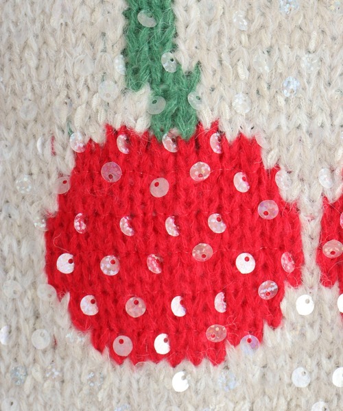 【セール】je crois soi チェリースパンコールニット（ニット/セーター）｜FUNALIVE（ファンアライブ）