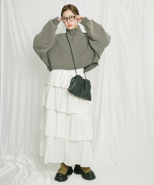 KBF（ケイビーエフ）の「ボールチェーンギャザーBAG（ハンドバッグ・レディース・ブラック/シルバー/イエロー・ONE）」の15枚目の写真