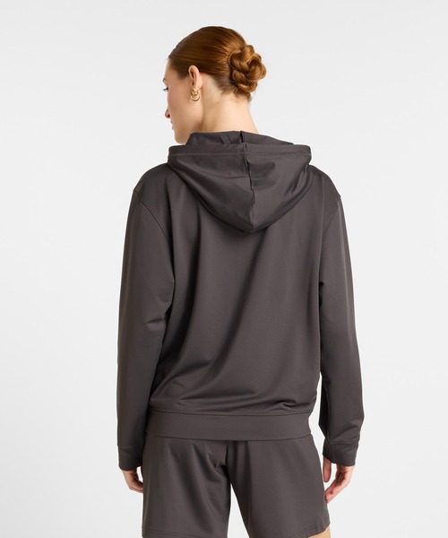 NEW BALANCE（ニューバランス）の「ライトフレンチテリーフルジップジャケット（パーカー・レディース・アイボリー/ブラック/ミント・SMALL/MEDIUM/LARGE）」の10枚目の写真