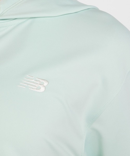 NEW BALANCE（ニューバランス）の「ライトフレンチテリーフルジップジャケット（パーカー・レディース・アイボリー/ブラック/ミント・SMALL/MEDIUM/LARGE）」の16枚目の写真