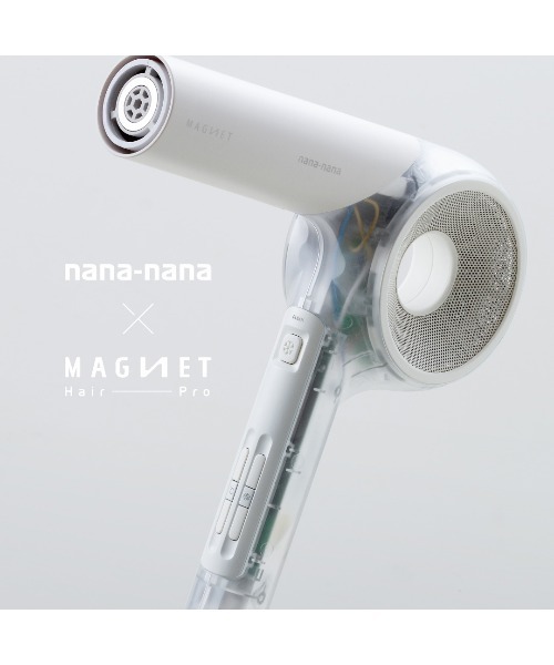 【美品】マグネットヘアプロ　ドライヤーゼロ　nana-nanaコラボ 正規販売店】マグネットヘアプロ ドライヤーゼロ PRODUCED BY