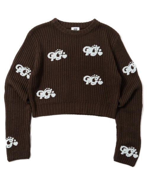 HTH（エイチティーエイチ）の「PG Sagara knit（ニット/セーター・レディース・ブルー系/チャコール/ダークブラウン系・フリー）」の3枚目の写真