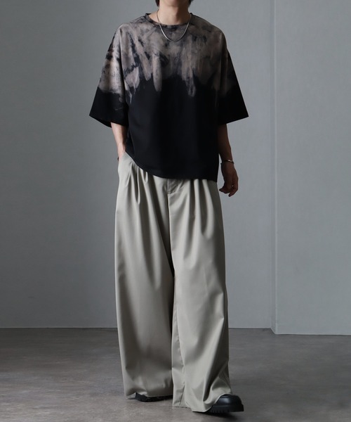 welise(ウェライズ)の「【welise/ウェライズ】ハイクラスコットンスムース レベルグラデーションオーバーTシャツ(Tシャツ/カットソー・メンズ・ブラック系その他2/ブラック系その他/ブラック系その他3・S/M/L)」の7枚目の写真