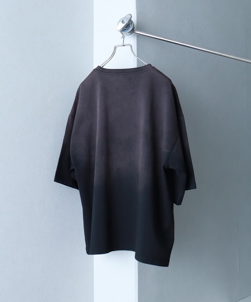 welise(ウェライズ)の「【welise/ウェライズ】ハイクラスコットンスムース レベルグラデーションオーバーTシャツ(Tシャツ/カットソー・メンズ・ブラック系その他2/ブラック系その他/ブラック系その他3・S/M/L)」の8枚目の写真