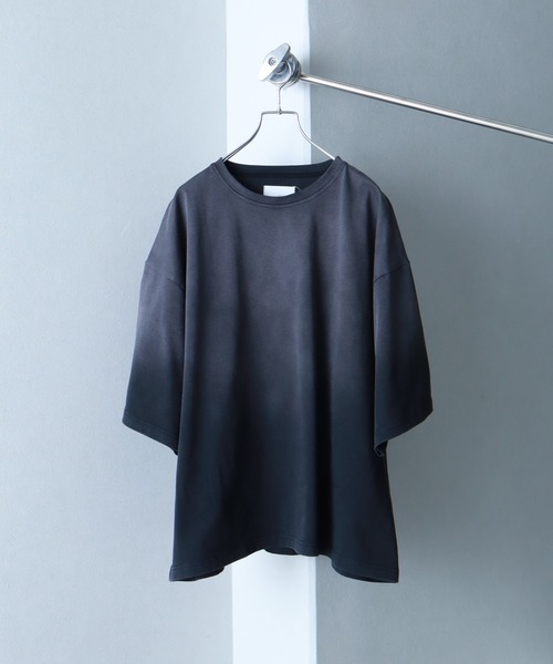 welise(ウェライズ)の「【welise/ウェライズ】ハイクラスコットンスムース レベルグラデーションオーバーTシャツ(Tシャツ/カットソー・メンズ・ブラック系その他2/ブラック系その他/ブラック系その他3・S/M/L)」の19枚目の写真